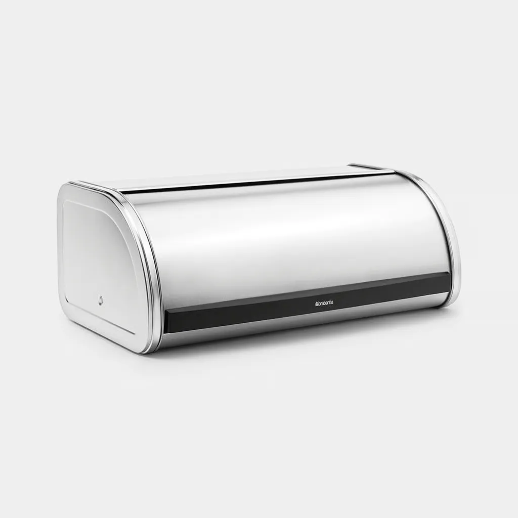 Brabantia broodtrommel met schuifdeksel Matt steel