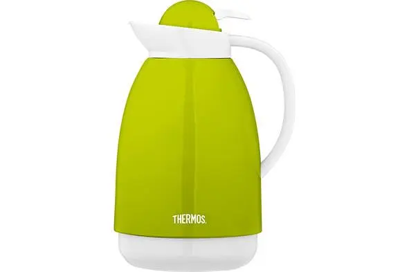 Patio schenkkan 1.0L groen - wit D14cmxH26.5cm