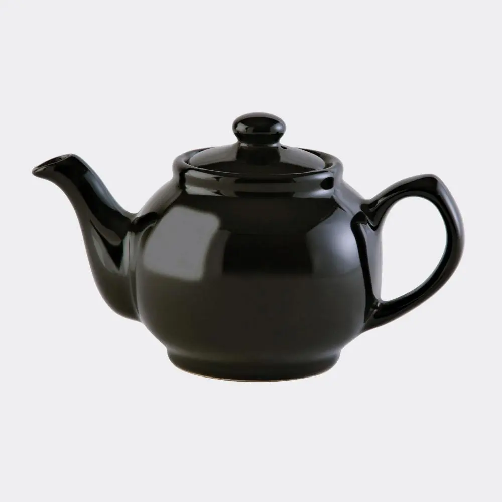 Price & Kensington 6-kops theepot glazend zwart 1.1L