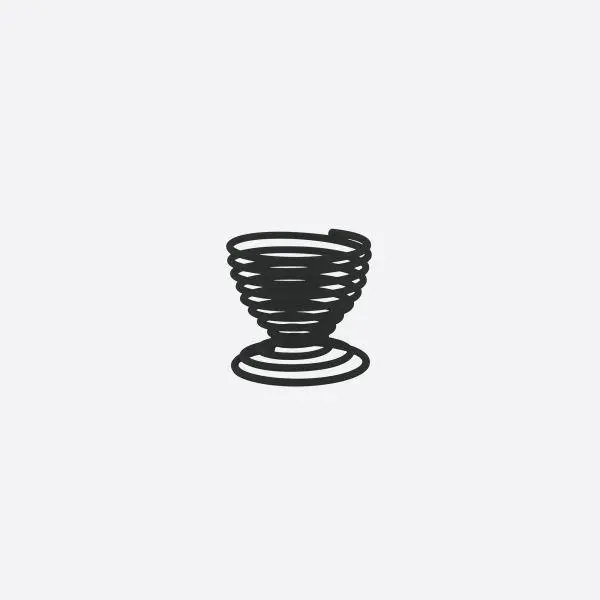 [PV-CHR-3187] Point-Virgule Wire eierdopje zwart