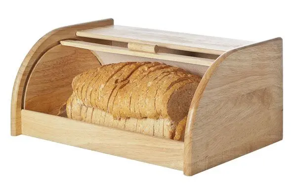 Broodtrommel met deksel 40x27x18cm hout