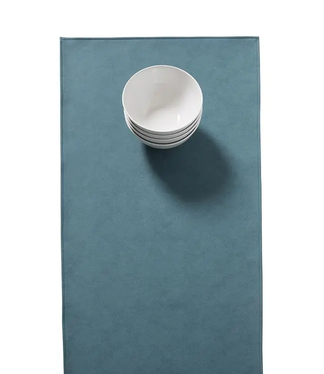 Tafelloper Monaco RAW 45x140cm petrol