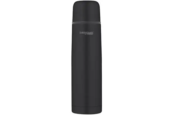 Everyday ss fles 1L zwart shiny D8.5xH30.5cm