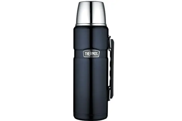 [123167] King ss fles 1.2L blauw D9.5xH31.5cm