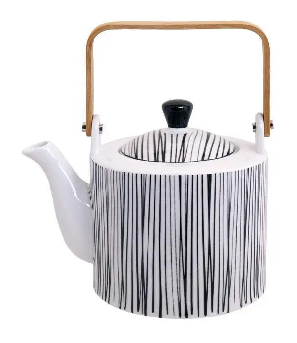Tokyo Nippon Black Teapot 1,3L Lines