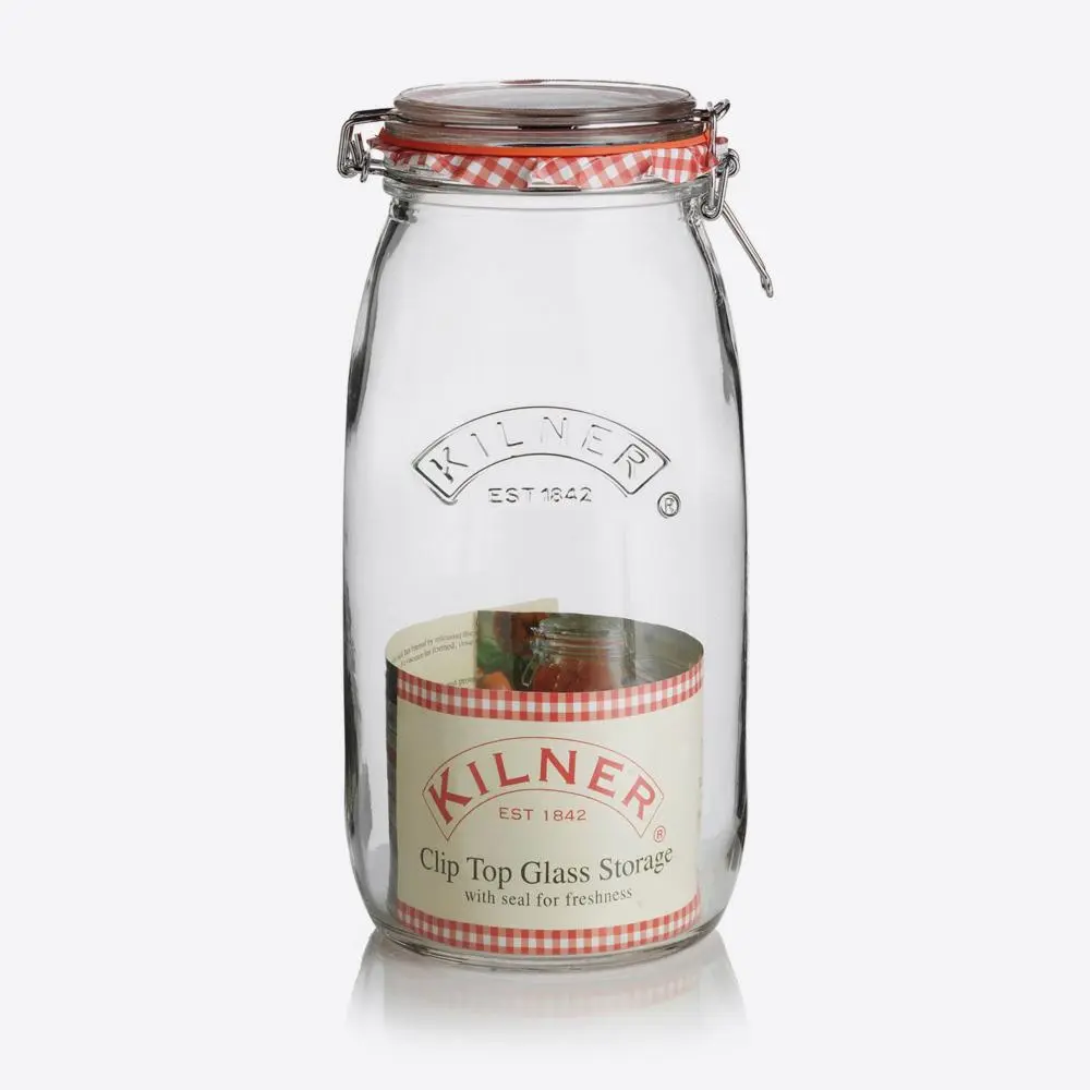 Kilner Ronde Bokaal Met Beugelsluiting 2L