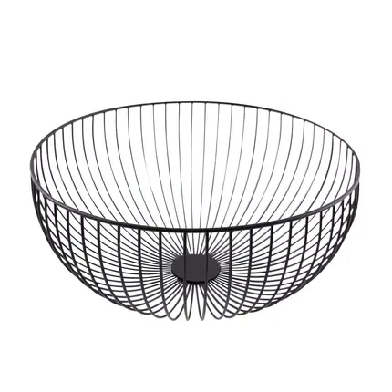 Point Virgule wire mand zwart 35cm H15cm