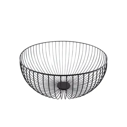 Point Virgule wire mand zwart 30cm H13cm