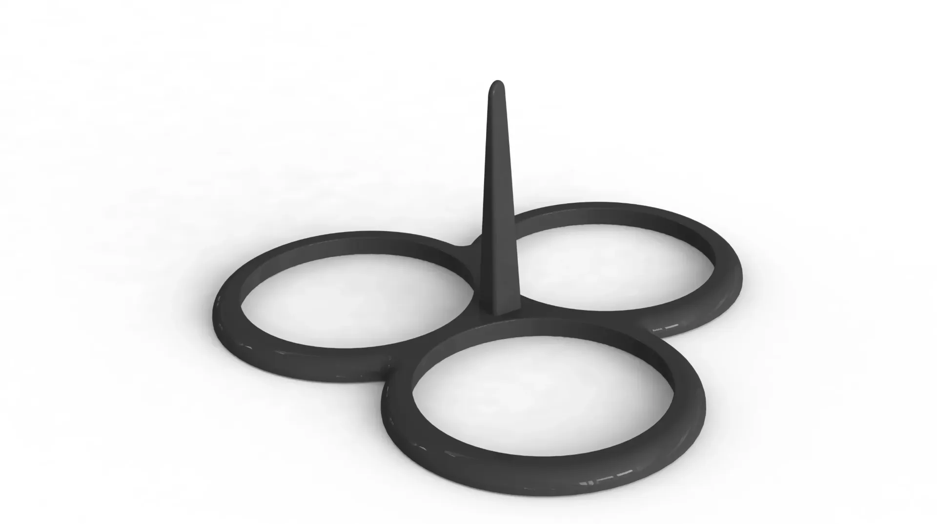Blinivorm 3 silicone Ø totaal 22,5cm Ø blini 10cm