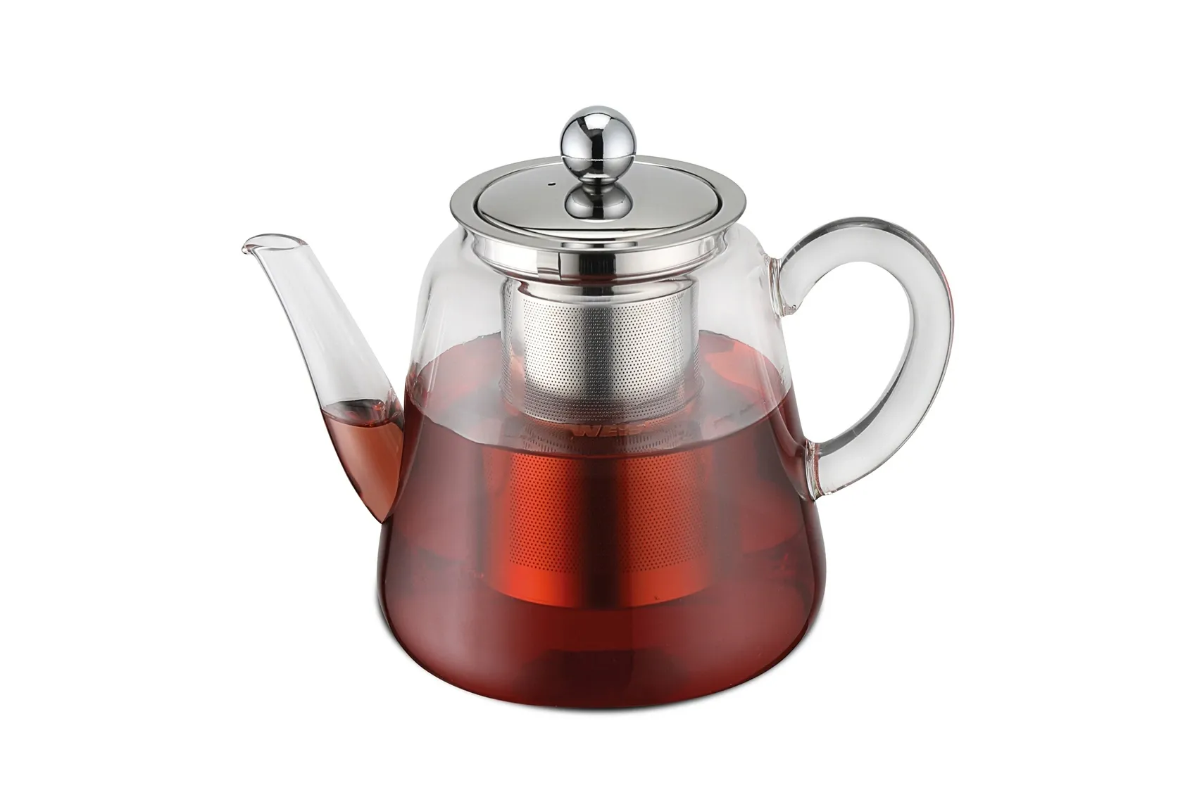 [WS17805] Weis Theekan in glas met theezeef 1,1L