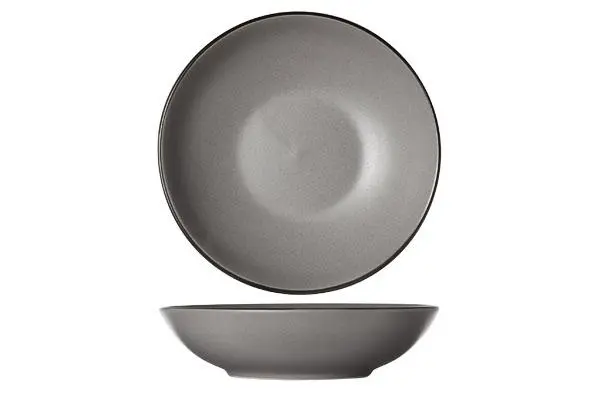 Speckle grey diep bord D20xH5cm