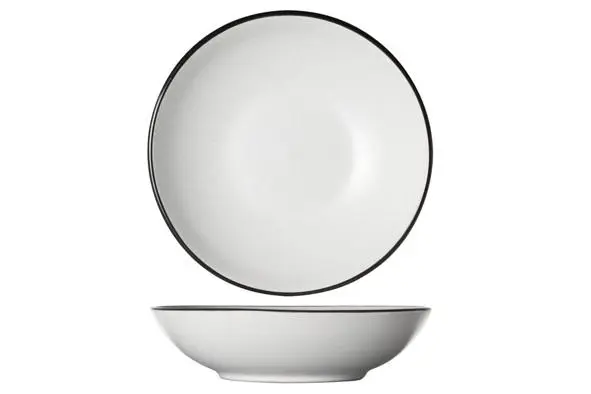 Cosy&Trendy Speckle white diep bord D20xH5cm