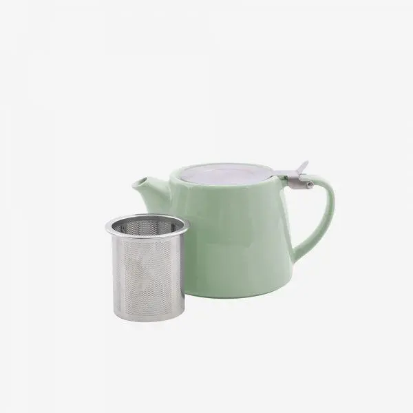 Theepot met thee infuser saliegroen mat 500ml