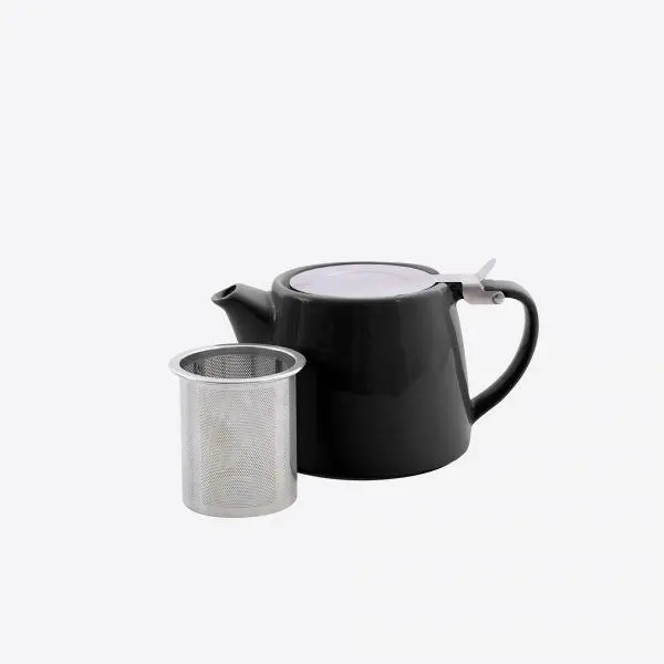 [PV-TAB-9201] Theepot met thee infuser mat zwart 500ml