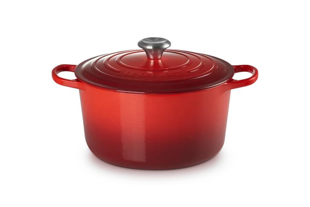 Le Creuset stoofpan rond hoog 24cm rood