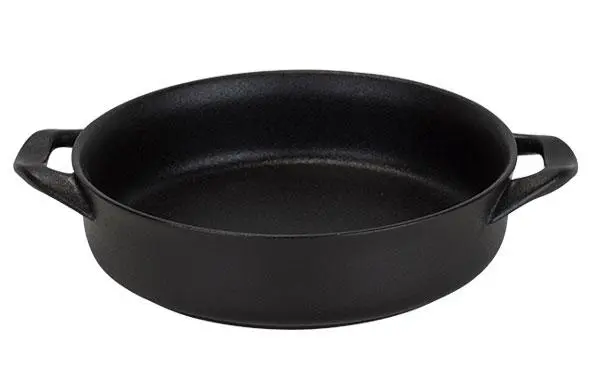 Yara black ovenschotel 22x26.5-32.5cm H6.5cm