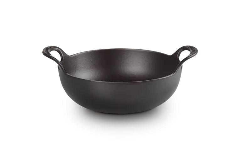 [20142240000460] Balti Dish gietijzer 24cm mat zwart