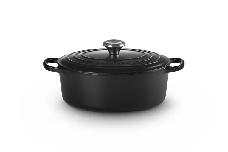 [21178330000430] Le Creuset Cocotte ovaal 33cm zwart