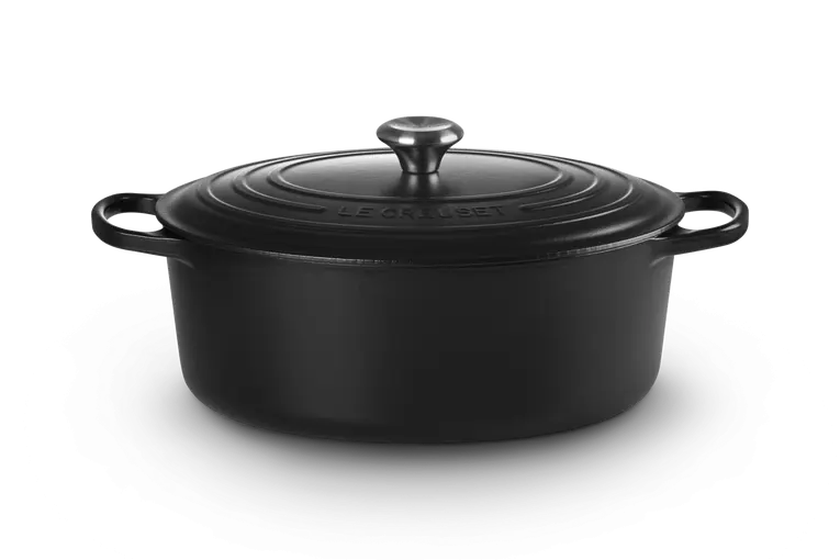 [21178330000430] Le Creuset Cocotte ovaal 33cm zwart