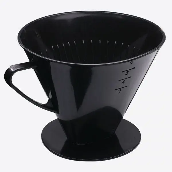 Westmark six koffiefilter uit kunststof zwart 18.5x16.1x13.7cm
