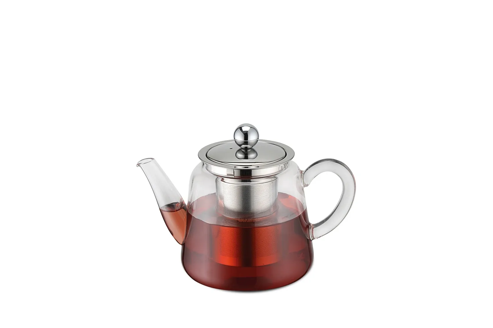 [WS17801] Weis Theekan in glas met theezeef 450ml