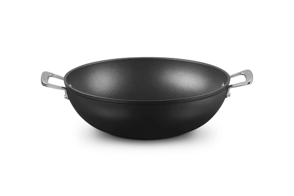 [51105320010502] Le Creuset wokpan 32cm zwart