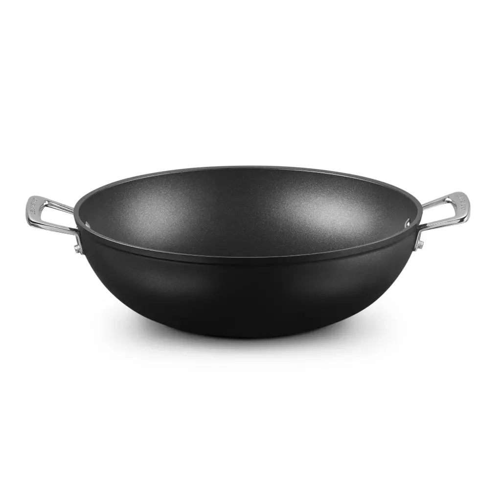 Le Creuset wokpan 32cm zwart