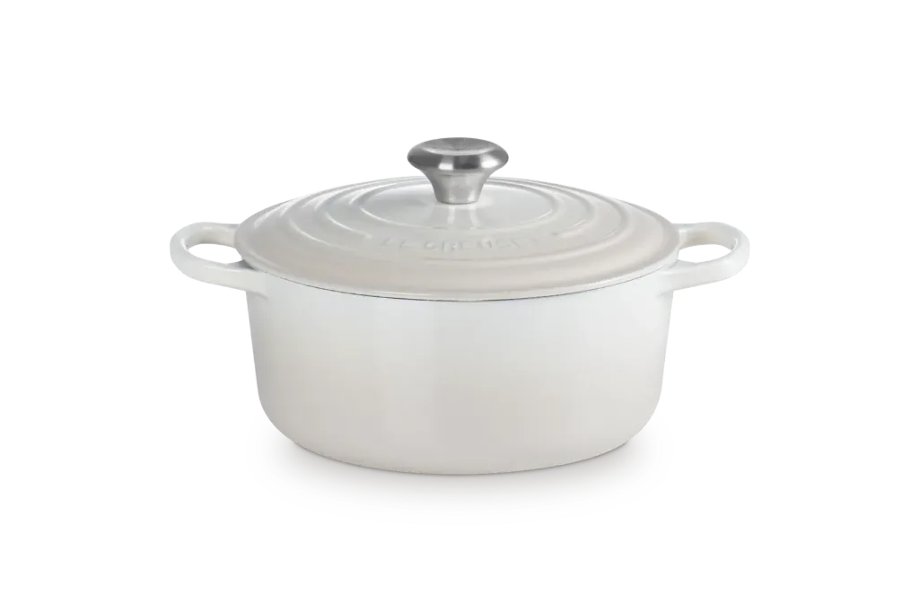 [21177247164430] Le Creuset Cocotte rond 24cm meringue