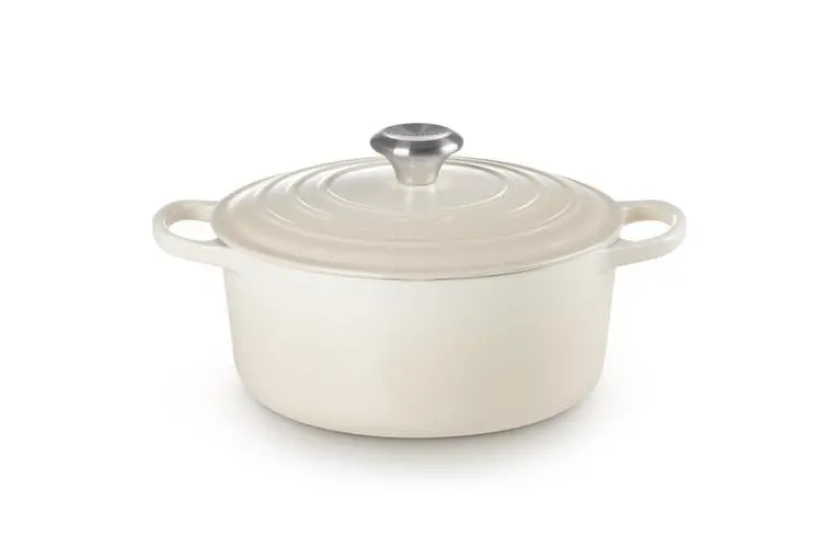 [21177247164430] Le Creuset Cocotte rond 24cm meringue