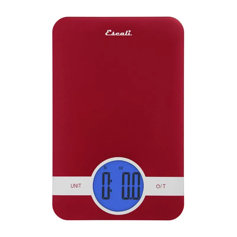 [2081] Escali Dig. weegschaal Ciro rood, 5kg