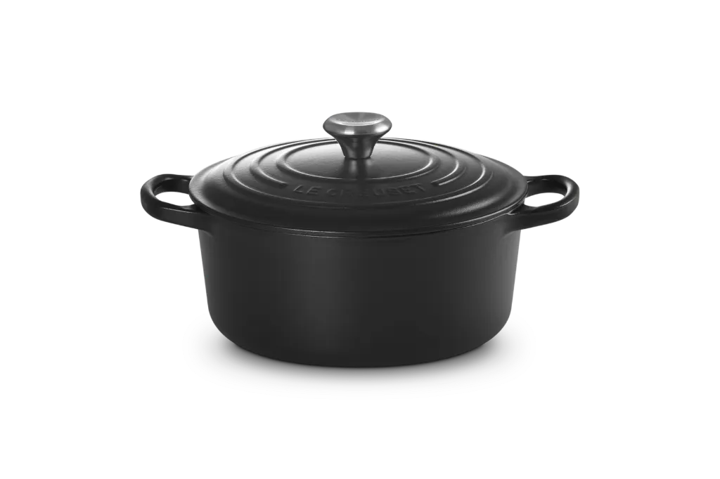 [21177220000430] Le Creuset Cocotte rond 22cm zwart