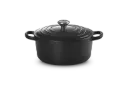 Le Creuset Cocotte rond 22cm zwart