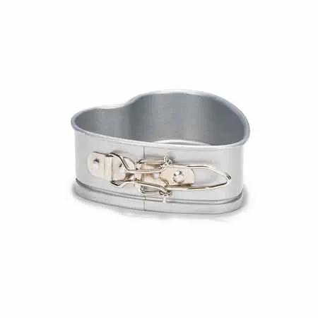 [PA3690] Patisse mini hart-springvorm antikleef 12cm