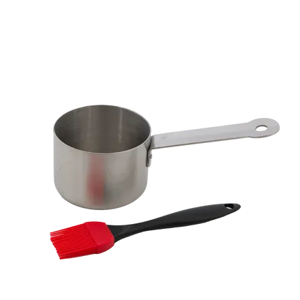 [BC-ACC-7211] Barbecook sauspan uit rvs met borstel