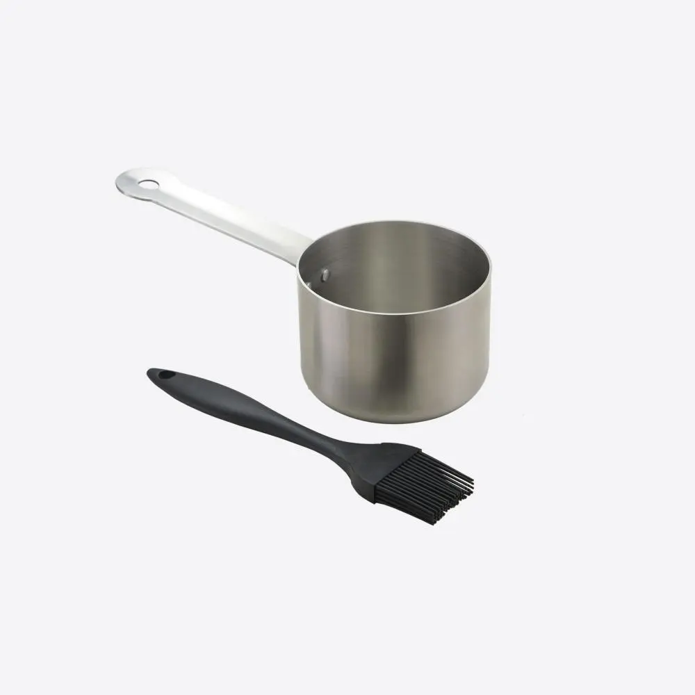 [BC-ACC-7211] Barbecook sauspan uit rvs met borstel