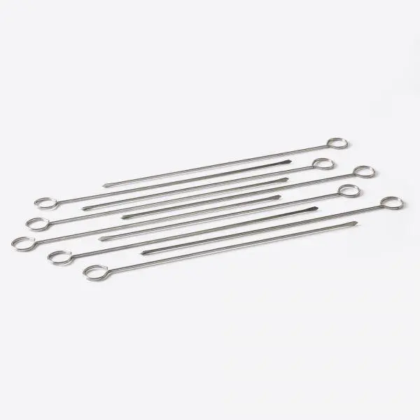 [BC-ACC-7073] Barbecook set van 10 spiesen uit rvs 33cm