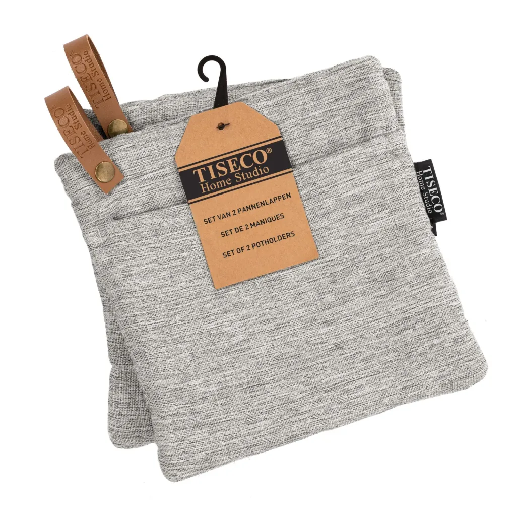 [9503GREY] Pannenlap Hercules grijs, set 2
