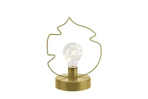 [3658030] Blad led goud metaal