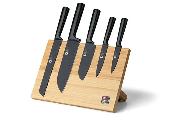 [9458176] Richardson Sheffield Nox Set 5 messen met magnetische blok bamboo