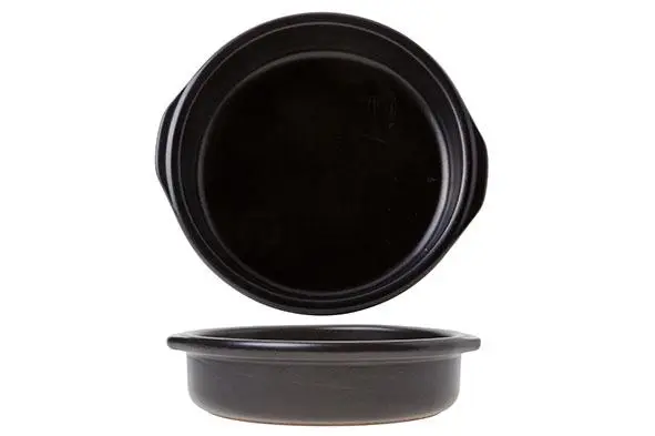 Creme brulee zwart D17xH3cm