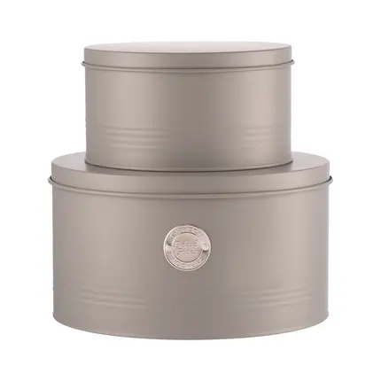 Typhoon voorraaddozen grijs, set 2