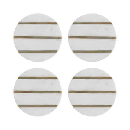 Typhoon glasonderzetters, set 4