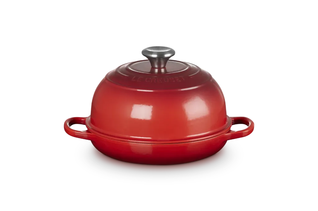 [21301240600430] Le Creuset broodpan rond 24cm rood