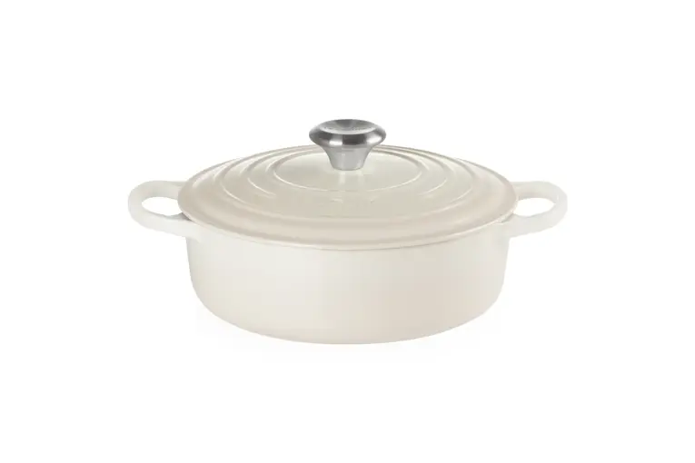 [21179247164430] Signature lage braad-/stoofpan 24cm meringue