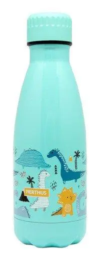 [VBFIH899] Drinkfles vacuüm 350ml dinosaurus  (warm en koud)