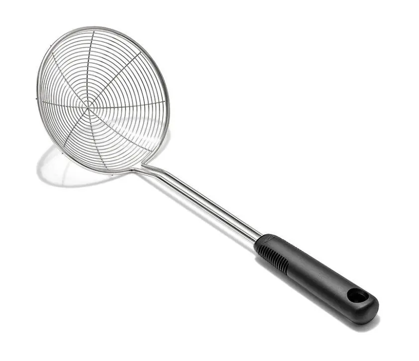 Frituurschep / schuimspaan rvs 34cm