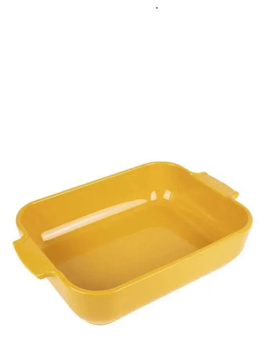 Peugeot rechthoekige ovenschaal 40cm safraan