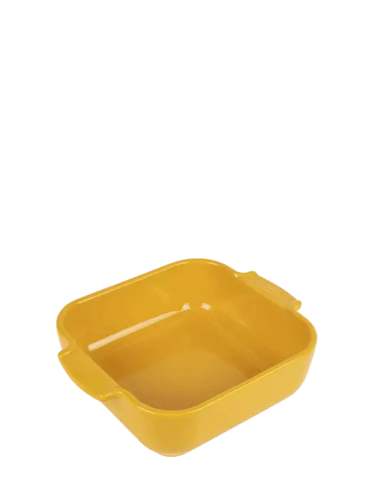 Peugeot vierkante ovenschaal 21cm safraan