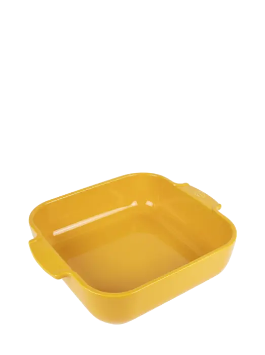 Peugeot vierkante ovenschaal 28cm safraan