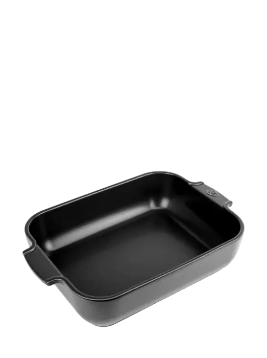 Peugeot rechthoekige ovenschaal 32cm zwart satijn